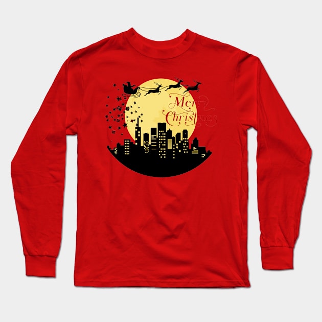 Merry Christmas Gift Long Sleeve T-Shirt by ArtisticTee